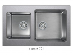 Мойка комбинированная Tolero twist TTS-840 Серый 701 в Юрюзани - yuryuzan.magazin-mebel74.ru | фото