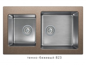 Мойка комбинированная Tolero twist TTS-840 Темно-бежевый 823 в Юрюзани - yuryuzan.magazin-mebel74.ru | фото