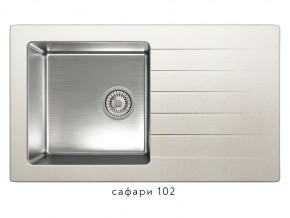 Мойка комбинированная Tolero twist TTS-860 Сафари 102 в Юрюзани - yuryuzan.magazin-mebel74.ru | фото