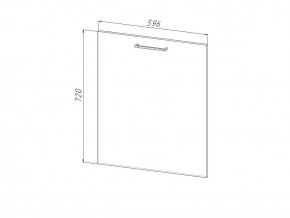 П 60 Комплект для посудомоечной машины 600 мм (цоколь + фасад) ЛДСП в Юрюзани - yuryuzan.magazin-mebel74.ru | фото