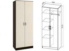 ШКР800.2 Шкаф 2х-створчатый комби в Юрюзани - yuryuzan.magazin-mebel74.ru | фото